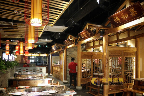 火鍋店包間設(shè)計(jì)裝修