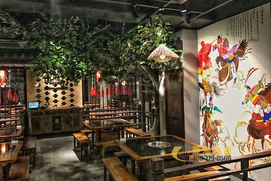 火鍋店立面設(shè)計(jì)裝修