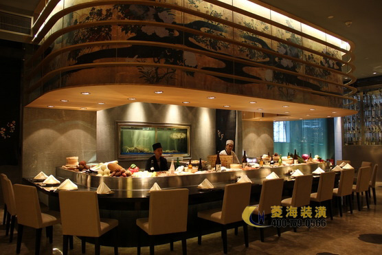 頂級(jí)日本料理店開放式操作臺(tái)