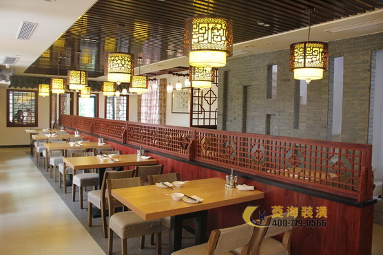 本幫菜餐廳卡座設(shè)計