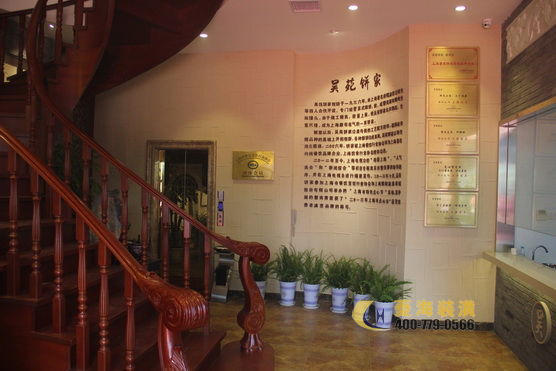 本幫菜餐廳明廚設(shè)計裝修