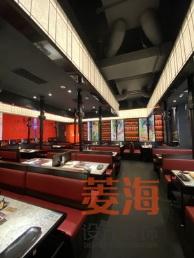 日本烤肉店卡座設(shè)計