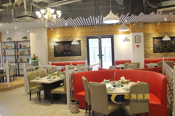潮汕火鍋店卡座設(shè)計(jì)