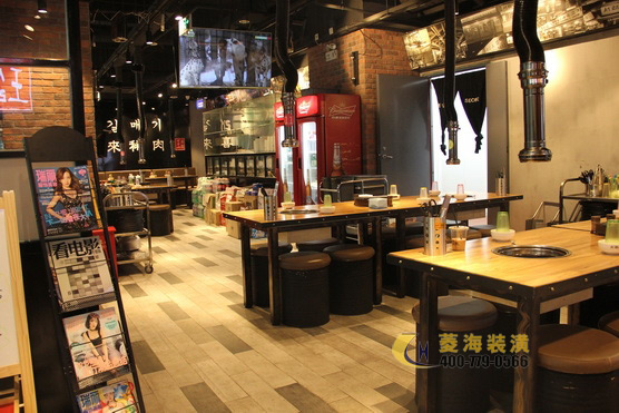 烤肉店設計裝修效果圖
