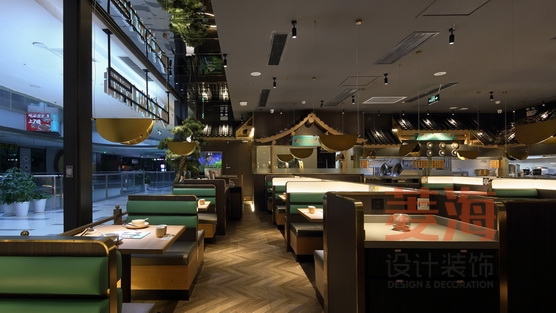 砂鍋魚餐廳大堂設(shè)計(jì)