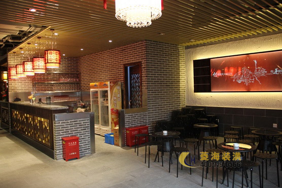 火鍋店吧臺設(shè)計(jì)裝修