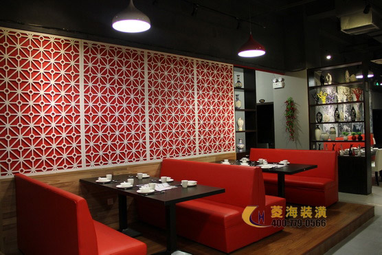 湘菜館卡座設(shè)計(jì)