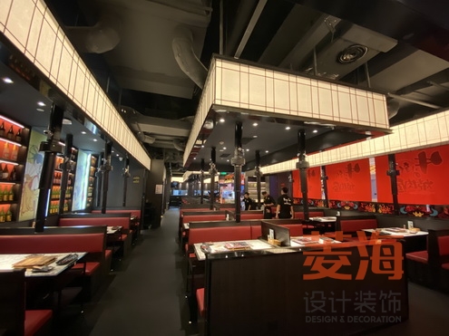 日本烤肉店卡座設(shè)計