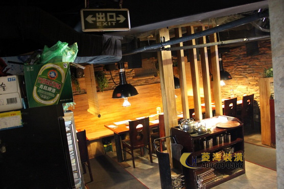 韓國(guó)料理店隔斷設(shè)計(jì)