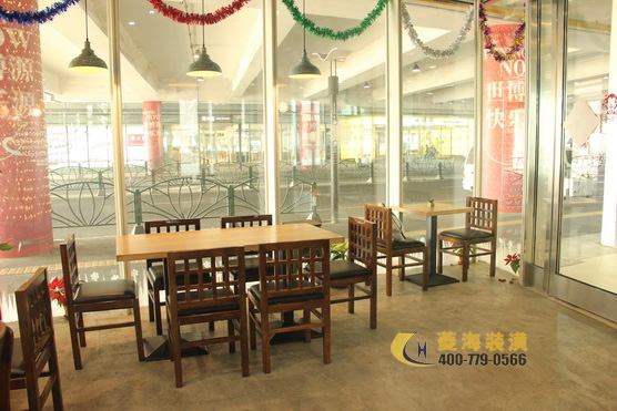 甜品店卡座設(shè)計裝修