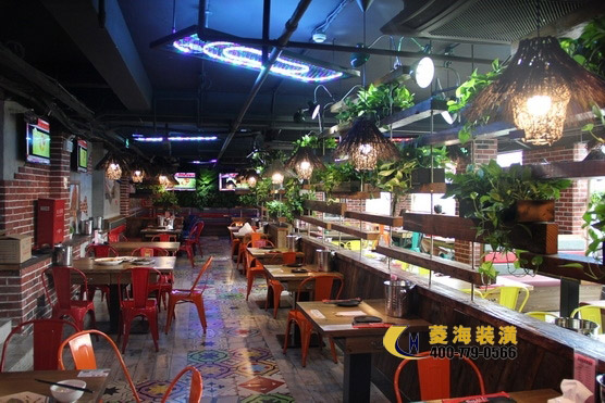 小龍蝦店平面布局設計