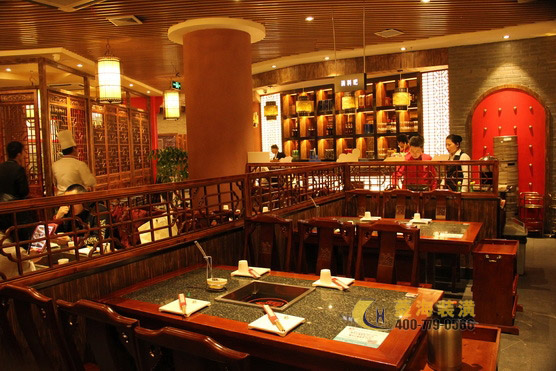 火鍋店卡座布局設(shè)計