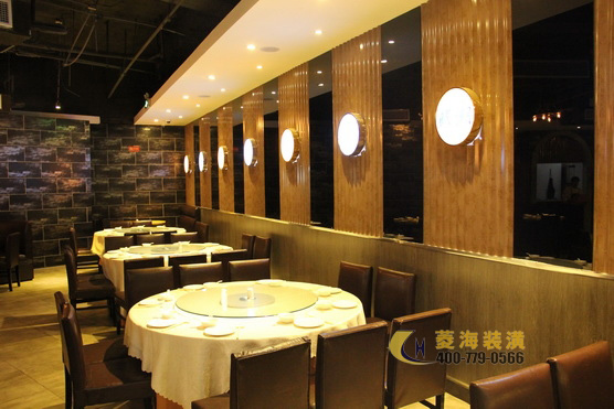 海鮮飯店墻面設(shè)計(jì)裝修
