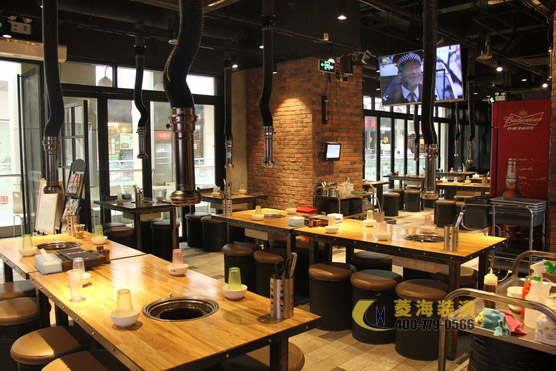 烤肉店吊頂設計裝修