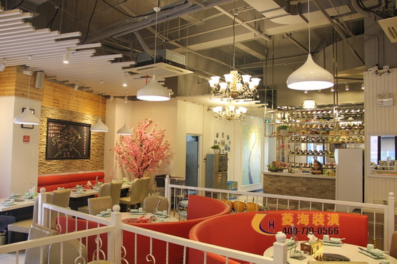 潮汕火鍋店設(shè)計(jì)裝修效果圖