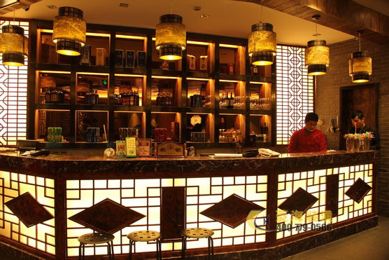 火鍋店吧臺設(shè)計裝修