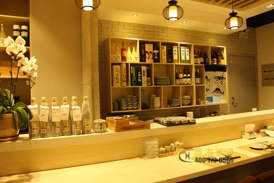 日本料理店吧臺(tái)設(shè)計(jì)