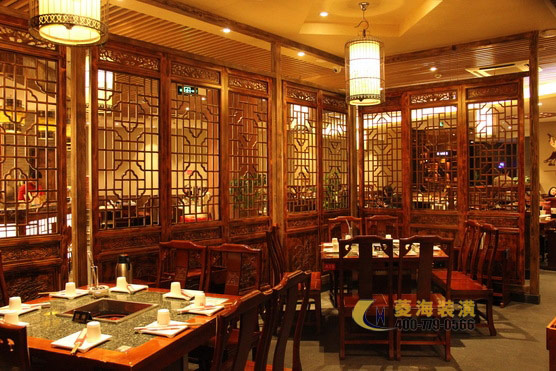 火鍋店隔斷設(shè)計裝修