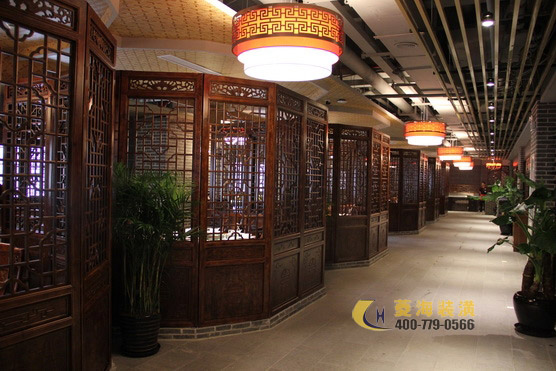 火鍋店隔斷設(shè)計(jì)裝修