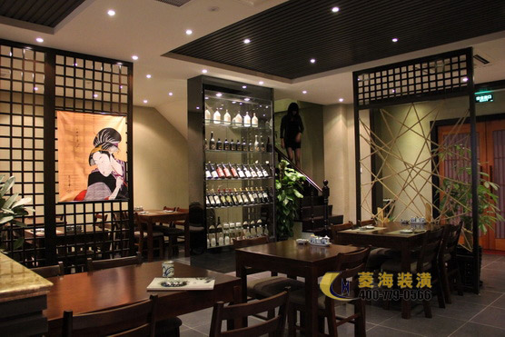 日式料理店隔斷設(shè)計(jì)