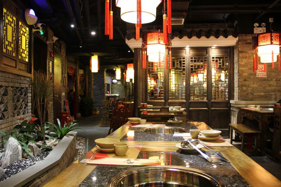 火鍋店墻面設(shè)計(jì)裝修