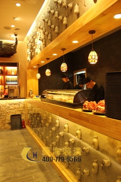 日本料理店壽司臺設計裝修圖