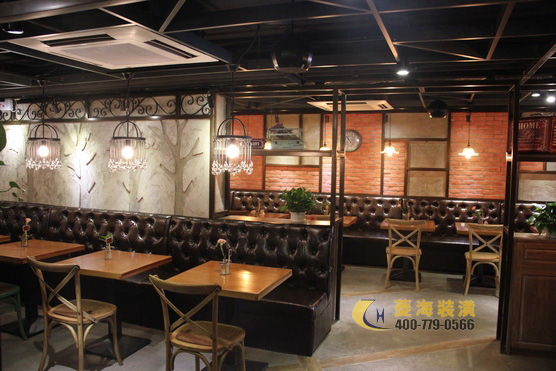 西餐廳隔斷設(shè)計裝修