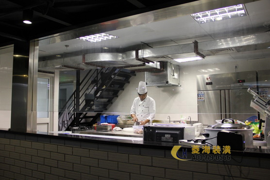 月上海棠火鍋店明廚設(shè)計(jì)