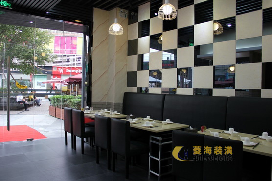 月上海棠火鍋店走廊設(shè)計(jì)