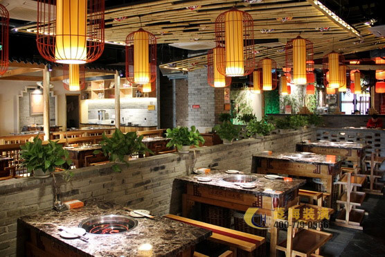 火鍋店卡座設(shè)計(jì)裝修