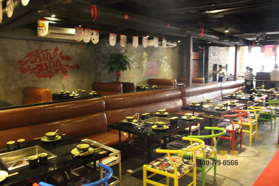 火鍋店卡座設(shè)計(jì)