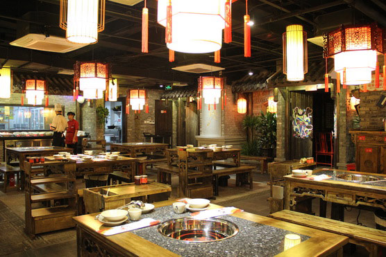 火鍋店平面布局設(shè)計(jì)圖