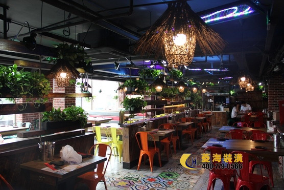 小龍蝦店設計裝修效果圖