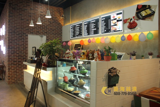 甜品店吧臺設(shè)計效果圖