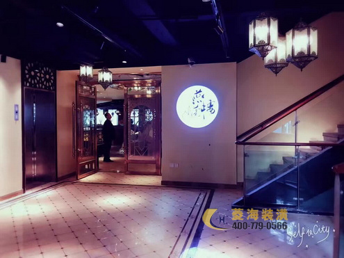 西北菜餐廳卡座設計